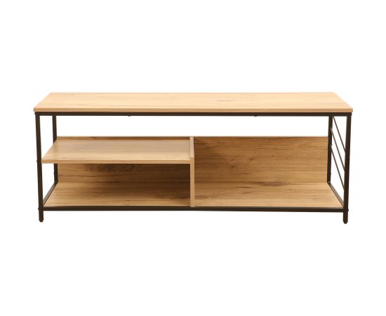 TV table DIMITRA 120x40xH45cm, rustic/black