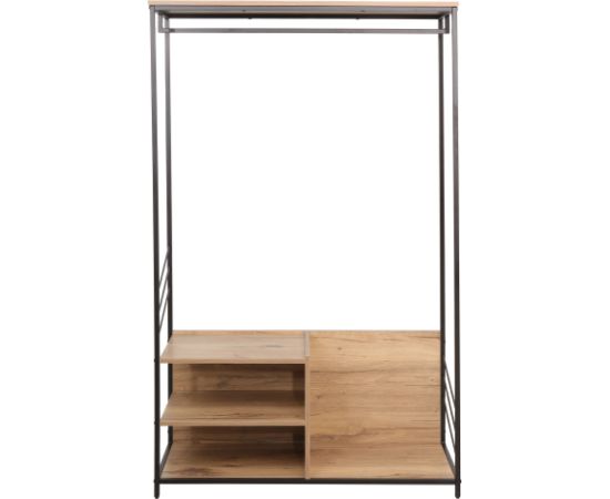 Hallway shelf DIMITRA 100x40xH160cm, rustic/black