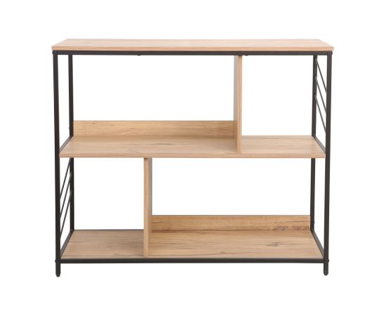 Shelf DIMITRA 100x40xH83,5cm, rustic/black