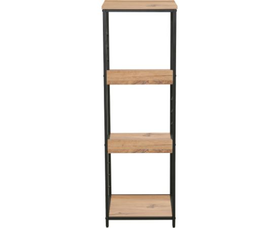 Shelf DIMITRA 40x40xH124cm, rustic/black
