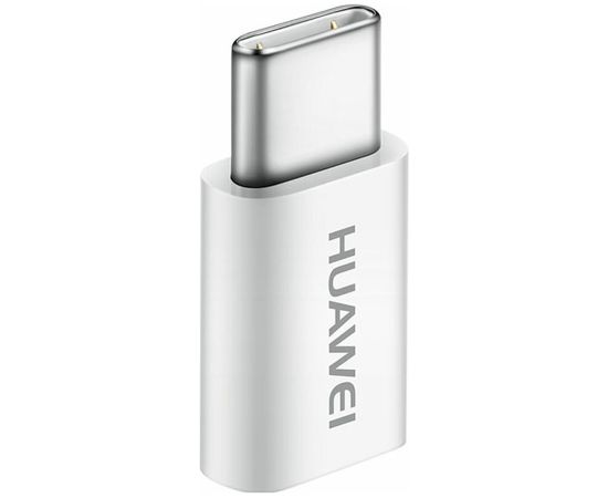 Huawei AP52 Micro USB to USB Type-C Adapter 5V 2A Data Sync Charge (bulk packaging) white