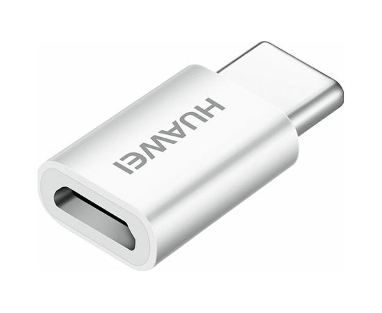 Huawei AP52 Micro USB to USB Type-C Adapter 5V 2A Data Sync Charge (bulk packaging) white