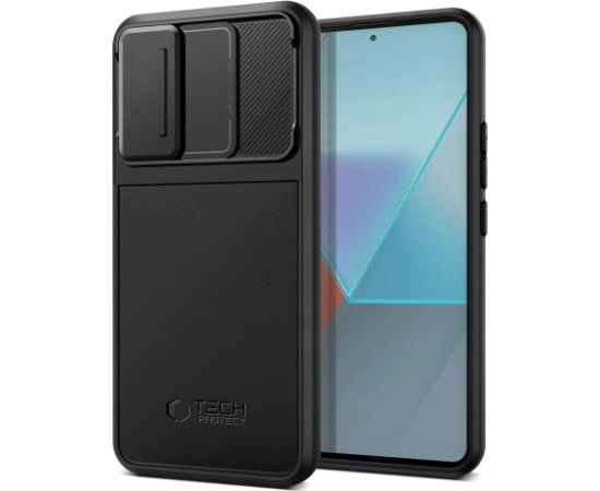 Tech-Protect Velar Cam+ case for Xiaomi Redmi Note 13 Pro 5G | Poco X6 5G - black