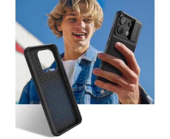 Tech-Protect Velar Cam+ case for Xiaomi Redmi Note 13 Pro 5G | Poco X6 5G - black