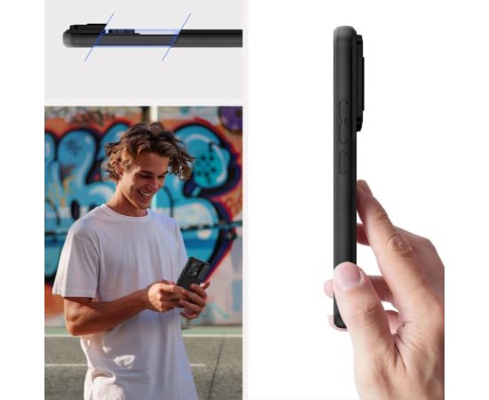 Tech-Protect Velar Cam+ case for Xiaomi Redmi Note 13 Pro 5G | Poco X6 5G - black