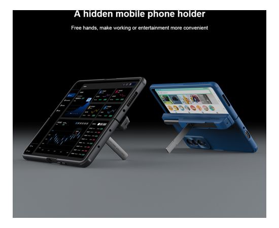 Nillkin Super Frosted FOLD Slot+Stand Back Cover for Samsung Galaxy Z Fold 4 Black
