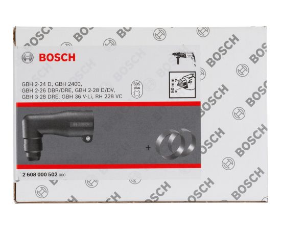 Bosch SDS Plus angle drill head, for hammer drills, drill chuck (black)
