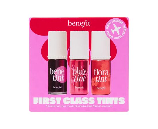 Benefit First Class Tints Set - Dárková sada tekutých barev na rty a tváře