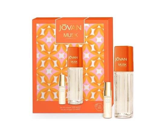 JÖvan Jovan Musk Dárková sada EDC 100 ml a miniaturka EDC 15 ml 100ml