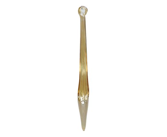 Christmas ornament JOY ICICLE GOLD 15cm, glass