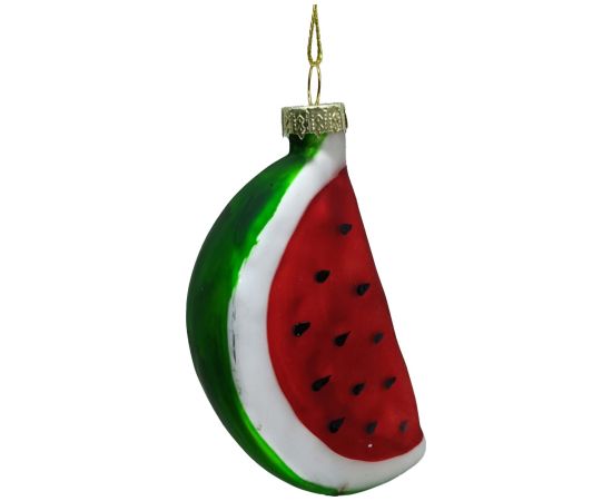 Christmas ornament JOY WATERMELON 9.5cm, glass