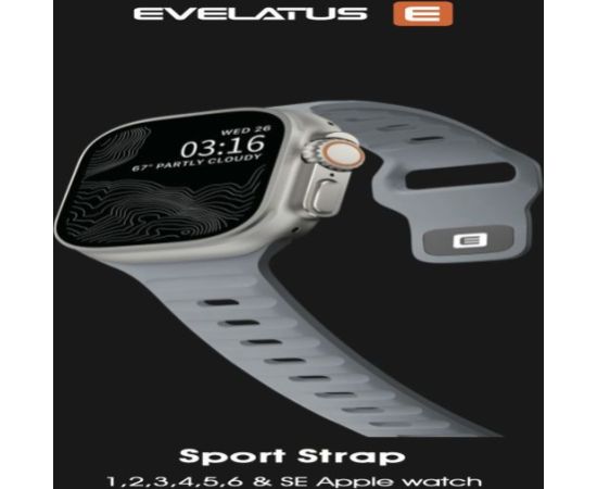 Evelatus   Watch 38/40/41 Sport Silicone Loop Light bluish Gray