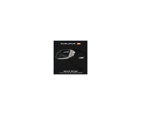 Evelatus   Watch 42/44/45 Sport Silicone Loop Black