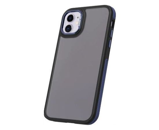 iLike Apple  iPhone 12 / 12 Pro Crystal Black case Blue