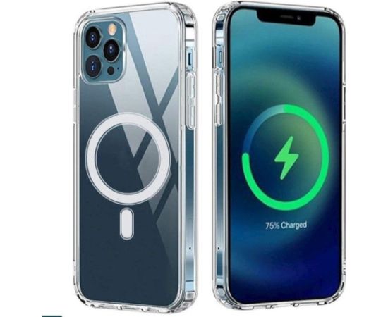 iLike -  Samsung Galaxy S23 Anti Shock 1.5mm Mag case big hole Transparent