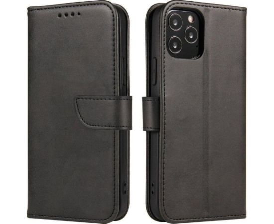 Hurtel   Magnet Case elegant case cover cover with a flap and stand function OnePlus Nord N200 5G black