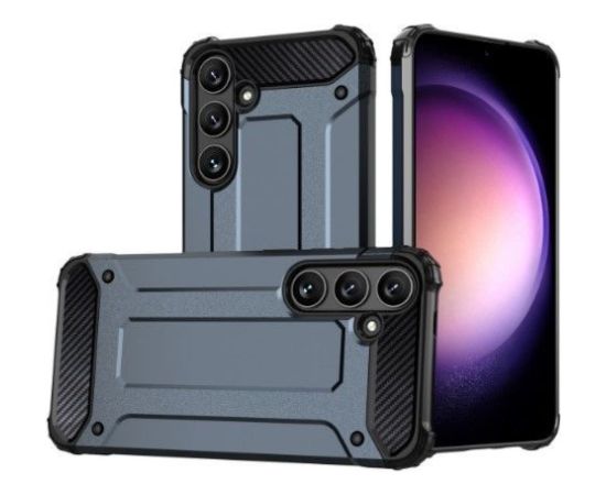 iLike Samsung  Galaxy S24 armored Hybrid Armor case Blue