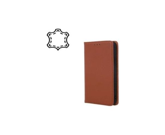 iLike Samsung  Galaxy A54 5G Genuine Leather Smart Pro case Brown
