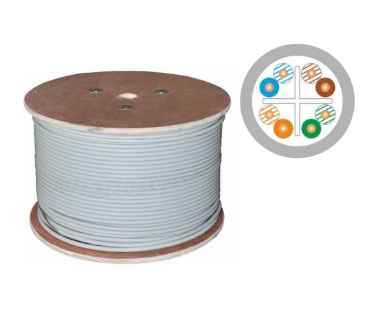 ALANTEC U/UTP cat.6 B2ca LSOH cable 4x2x23AWG 500m