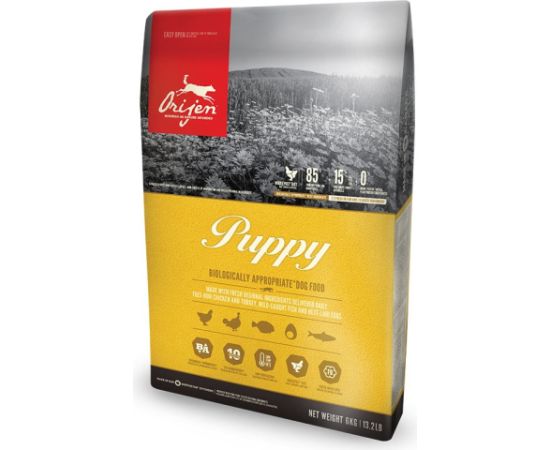 Orijen Puppy Chicken, Fish, Turkey 6 kg