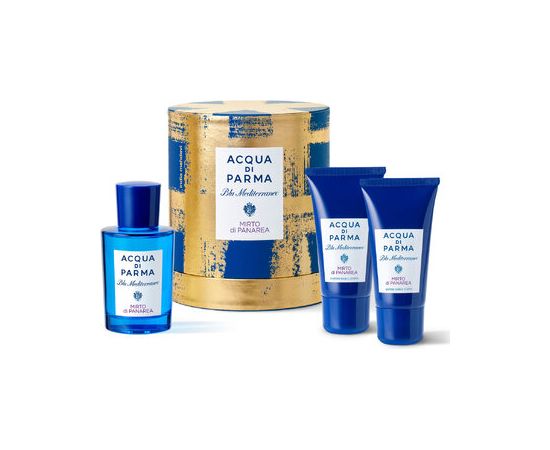 Acqua Di Parma Blu Mediterraneo - Mirto di Panarea Dárková sada EDT 100 ml, sprchový gel 75 ml a tělové mléko 75 ml 100ml