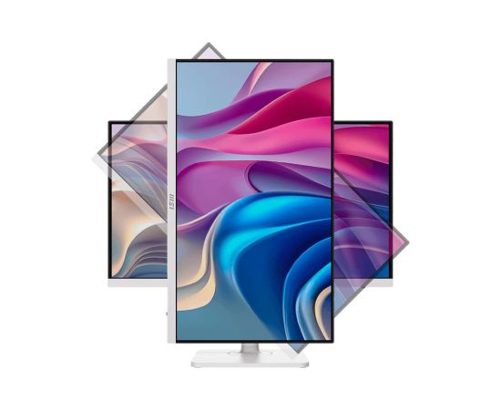 LCD Monitor MSI MODERN MD272UPHW 27" Business/4K Matte Panel IPS 3840x2160 16:9 60Hz 4 ms Speakers Colour White MODERNMD272UPHW