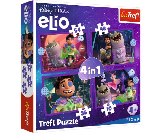 TREFL DISNEY ELIO Комплект пазлов 4в1 Элио