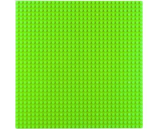 Leantoys Płyta Plansza Konstrukcyjna Do Klocków Budowania Zielona 25,5x25,5 cm
