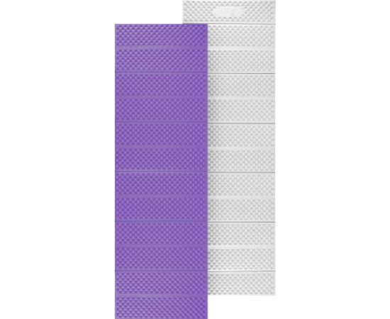 NC17103 Salokāms tūristu paklājiņš ar alumīnija apmali + XPE 195 cm violets Nils Camp