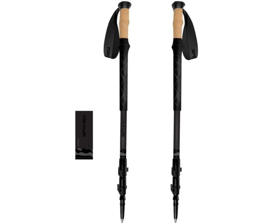 Spokey ZODIAC trīs segmentu pārgājienu nūjas 105-135 cm
