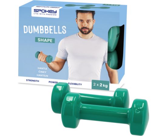 Spokey SHAPE vinila hanteļu komplekts 2x 2 kg