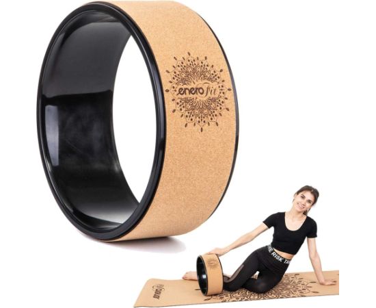 Enero Korķa ritenis jogas vingrinājumiem Vingrošanas un jogas rullis