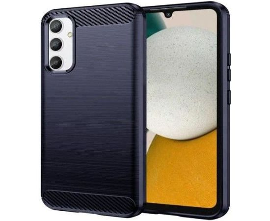 iLike Samsung  A34 5G flexible silicone carbon cover Blue