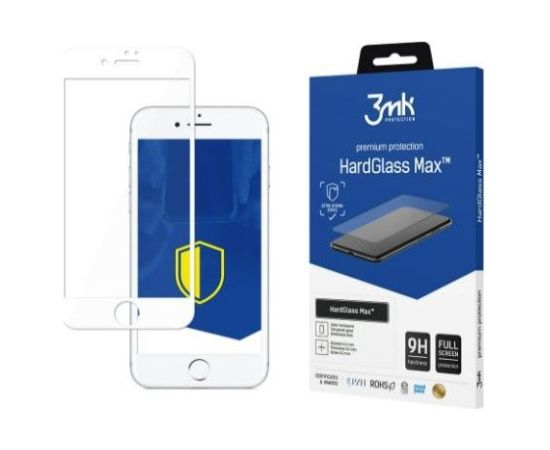 3MK Apple  iPhone 7 HardGlass Max White