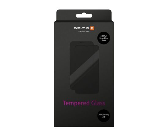 Evelatus Samsung  Galaxy A32 5G / A12/M12 2.5D Full Cover Japan Glue Glass Anti-Static