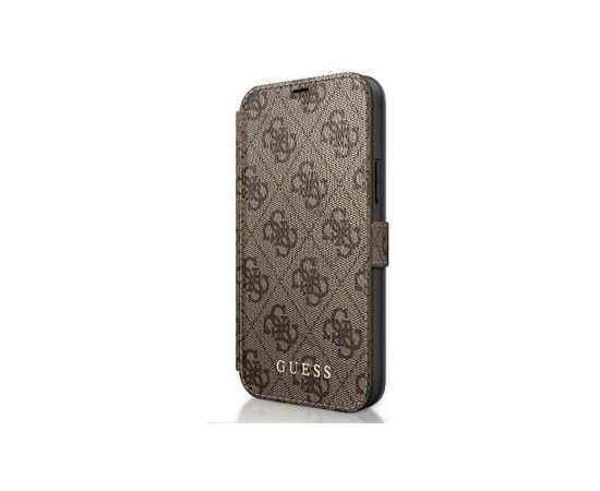 Guess Apple  iPhone 12/12 Pro 4G Book Case Brown