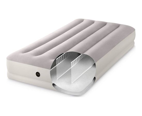 Piepūšamais guļammatracis 191x99x30 cm vienvietīgs ar USB sūkni INTEX 64177
