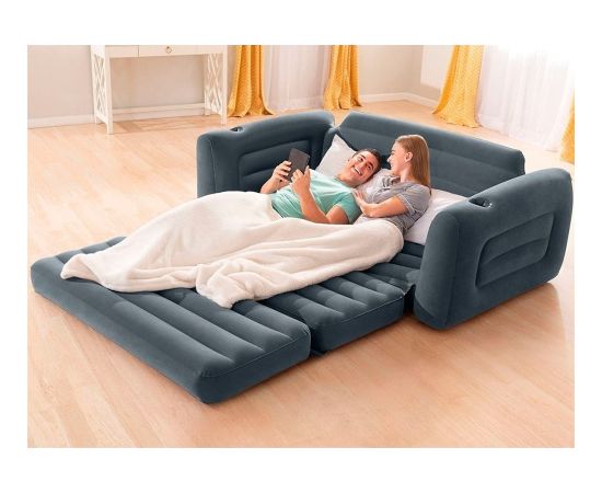 Piepūšamais dīvāns-guļamais matracis 2in1 INTEX 66552