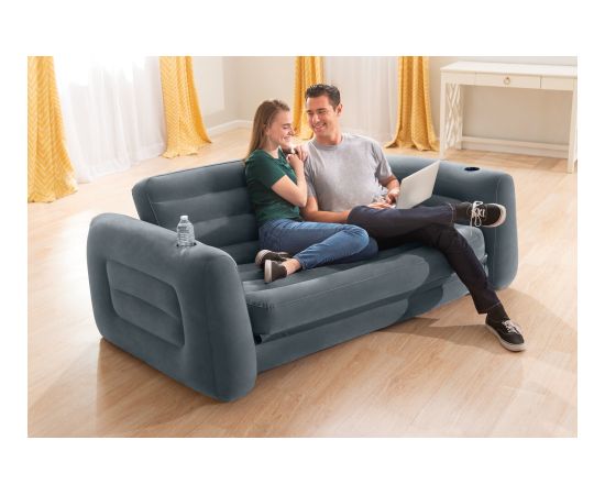 Piepūšamais dīvāns-guļamais matracis 2in1 INTEX 66552