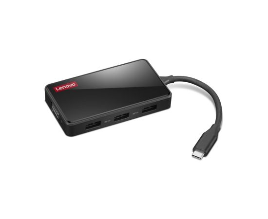 Lenovo GX91M73945 laptop dock/port replicator Wired USB 3.2 Gen 1 (3.1 Gen 1) Type-C Black