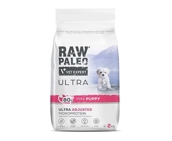 RAW PALEO Ultra Mini Puppy Pork - dry dog food - 2kg