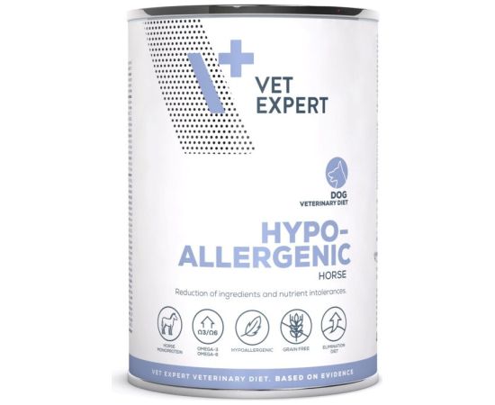 VET EXPERT Hypoallergenic Horse - wet dog food - 400g