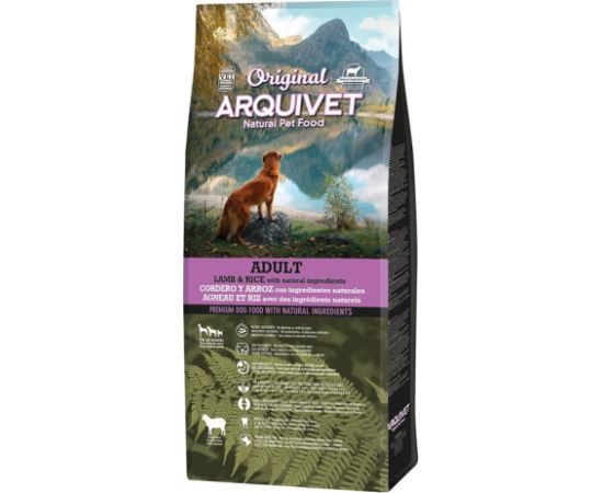 ARQUIVET Original Adult Lamb with Rice - dry dog food - 12 kg