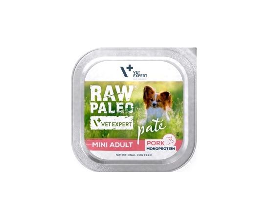 RAW PALEO Pâte Mini Adult Pork - wet dog food - 150g
