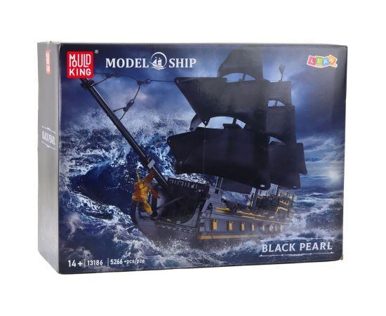 Leantoys Black Pearl Pirate Ship Construction Bricks 5266 pcs.
