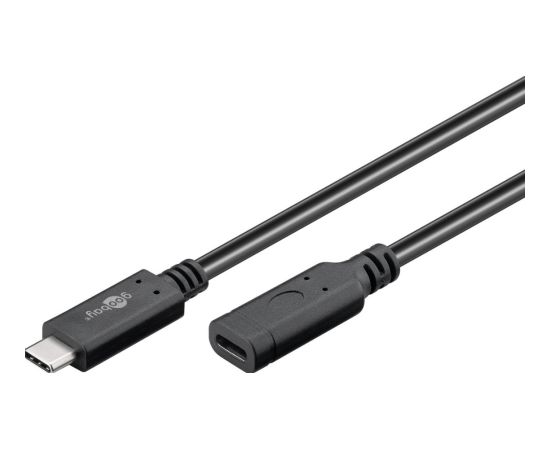 Goobay Kabelis/pagarinātājs USBC spraudnis— USBC ligzda 1m USB3.2 Gen 2 Thunderbolt™ 3, līdz 60W