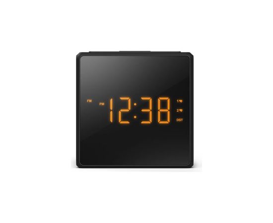 PHILIPS TAR4500/10 radio pulkstenis ar USB, melns