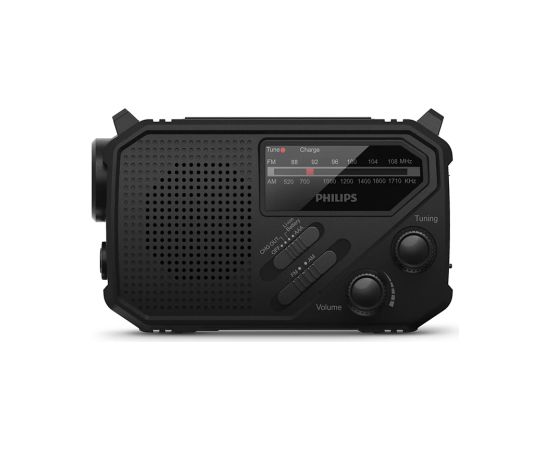 PHILIPS TAR1609/00 portatīvais kabatas izmēra radio, melns