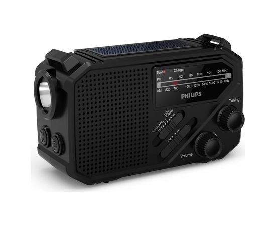 PHILIPS TAR1609/00 portatīvais kabatas izmēra radio, melns