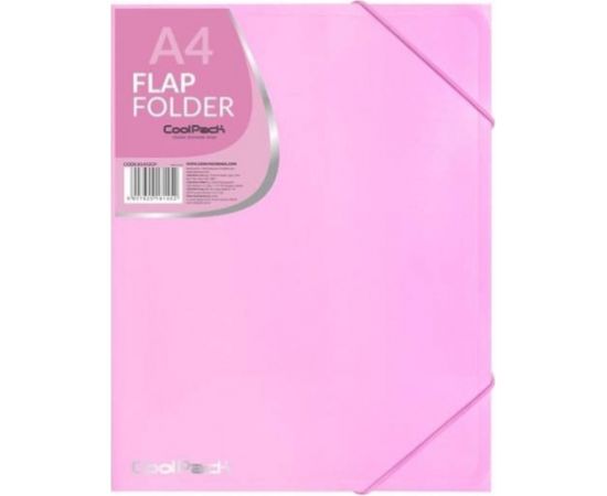 Coolpack flap folder PP, A4, pastel pink